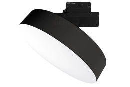 Lippe montageset voor 3-fase stroomrails, zwart