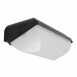 Ibiza zwart 3CCT LED portiekarmatuur met noodunit | 3 uur
