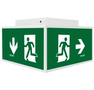 viekant noodverlichting pictogrammen